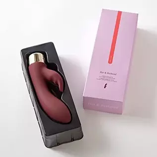 Pure Romance Hot & Bothered | Dual Motor Sex Toy Vibrator | Premium Rabbit Vibrator Toy for Women with 3 Speeds and 7 Pulse Patt Pure Romance Hot & Bothered | Dual Motor Sex Toy Vibrator | Premium Rabbit Vibrator Toy for Women with 3 Speeds and 7 Pulse Patt