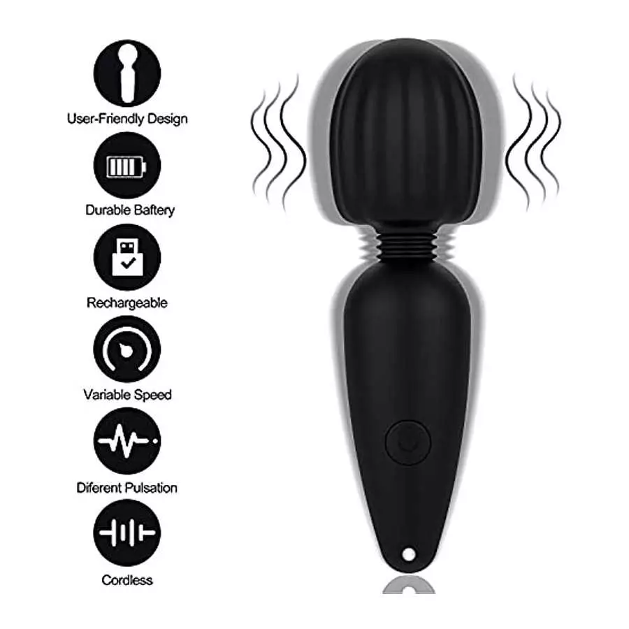 Fuirre Rabbit Bullet Vibrator,G-Spot Nipple Clitorals Stimulator,USB Rechargeable 10 Modes for Travel Backpack Pendant,Mini Port