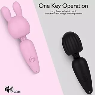 Fuirre Rabbit Bullet Vibrator,G-Spot Nipple Clitorals Stimulator,USB Rechargeable 10 Modes for Travel Backpack Pendant,Mini Port