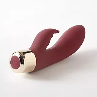 Pure Romance Hot & Bothered | Dual Motor Sex Toy Vibrator | Premium Rabbit Vibrator Toy for Women with 3 Speeds and 7 Pulse Patt Pure Romance Hot & Bothered | Dual Motor Sex Toy Vibrator | Premium Rabbit Vibrator Toy for Women with 3 Speeds and 7 Pulse Patt
