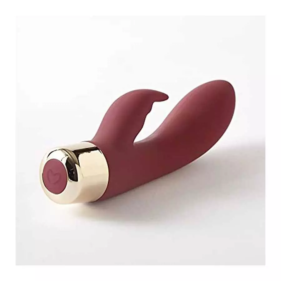 Pure Romance Hot & Bothered | Dual Motor Sex Toy Vibrator | Premium Rabbit Vibrator Toy for Women with 3 Speeds and 7 Pulse Patt