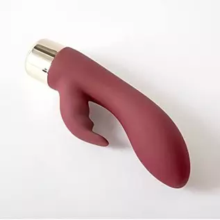 Pure Romance Hot & Bothered | Dual Motor Sex Toy Vibrator | Premium Rabbit Vibrator Toy for Women with 3 Speeds and 7 Pulse Patt Pure Romance Hot & Bothered | Dual Motor Sex Toy Vibrator | Premium Rabbit Vibrator Toy for Women with 3 Speeds and 7 Pulse Patt