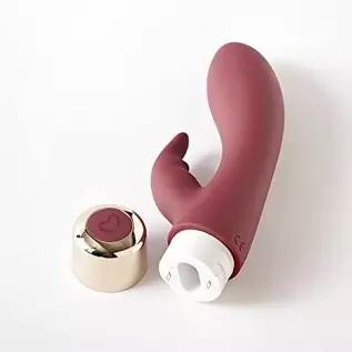 Pure Romance Hot & Bothered | Dual Motor Sex Toy Vibrator | Premium Rabbit Vibrator Toy for Women with 3 Speeds and 7 Pulse Patt Pure Romance Hot & Bothered | Dual Motor Sex Toy Vibrator | Premium Rabbit Vibrator Toy for Women with 3 Speeds and 7 Pulse Patt