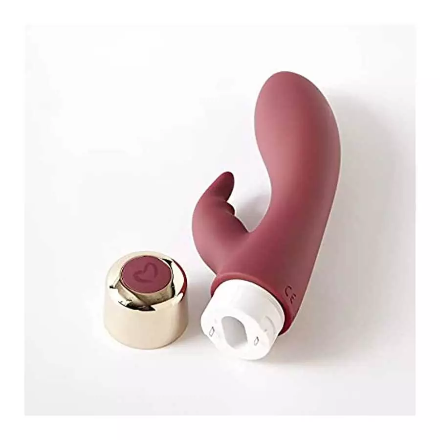Pure Romance Hot & Bothered | Dual Motor Sex Toy Vibrator | Premium Rabbit Vibrator Toy for Women with 3 Speeds and 7 Pulse Patt
