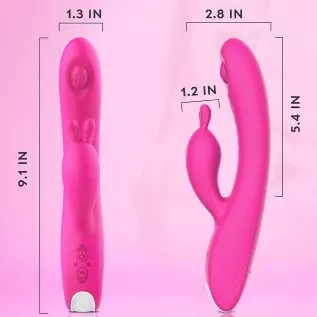 G Spot Rabbit Vibrator,Clitoral Stimulator Massager with Flapping Strong Pulsation,Adult Toys with 9 Powerful Vibrations Dual Mo G Spot Rabbit Vibrator,Clitoral Stimulator Massager with Flapping Strong Pulsation,Adult Toys with 9 Powerful Vibrations Dual Mo