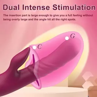 Thrusting Vibrator Dildo for Women Pleasure - G Spot Rabbit Vibrator with 7 Thrusting 7 Vibration Modes, Clitoralis Stimulator f Thrusting Vibrator Dildo for Women Pleasure - G Spot Rabbit Vibrator with 7 Thrusting 7 Vibration Modes, Clitoralis Stimulator f