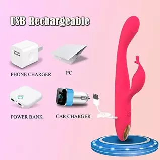 Clitoral G-spot Rabbit Finger Vibrator, High Frequency Clitoris Vaginal Nipple Stimulator Massager with 10 Intense Vibration Mod Clitoral G-spot Rabbit Finger Vibrator, High Frequency Clitoris Vaginal Nipple Stimulator Massager with 10 Intense Vibration Mod