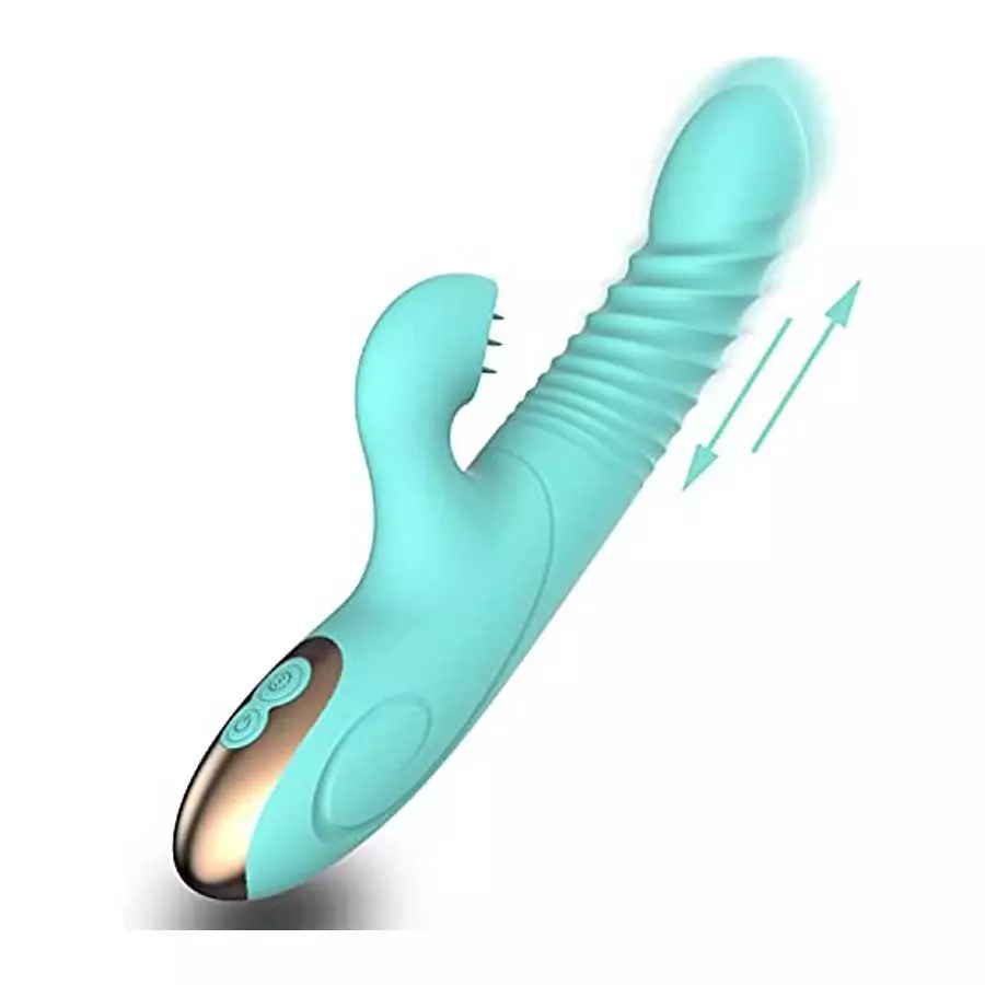 Handheld Personal Rechargeable Realistic Rabbit Vibrators for Women Vibrating Toys Pleasure with 8+7 Vibrating Modes Electric Po Handheld Personal Rechargeable Realistic Rabbit Vibrators for Women Vibrating Toys Pleasure with 8+7 Vibrating Modes Electric Po