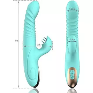 Handheld Personal Rechargeable Realistic Rabbit Vibrators for Women Vibrating Toys Pleasure with 8+7 Vibrating Modes Electric Po Handheld Personal Rechargeable Realistic Rabbit Vibrators for Women Vibrating Toys Pleasure with 8+7 Vibrating Modes Electric Po