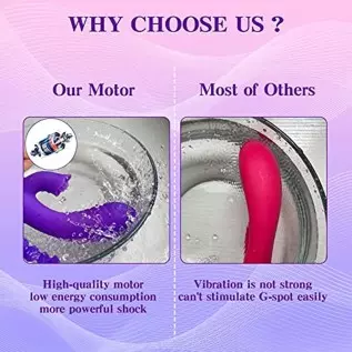 Rabbit Anal Dildo Vibrator with 10 Vibration Clitoral Stimulator with Soft Tongue 3 in 1 G spot Vibrator, Sex Toys for Adult Sen Rabbit Anal Dildo Vibrator with 10 Vibration Clitoral Stimulator with Soft Tongue 3 in 1 G spot Vibrator, Sex Toys for Adult Sen