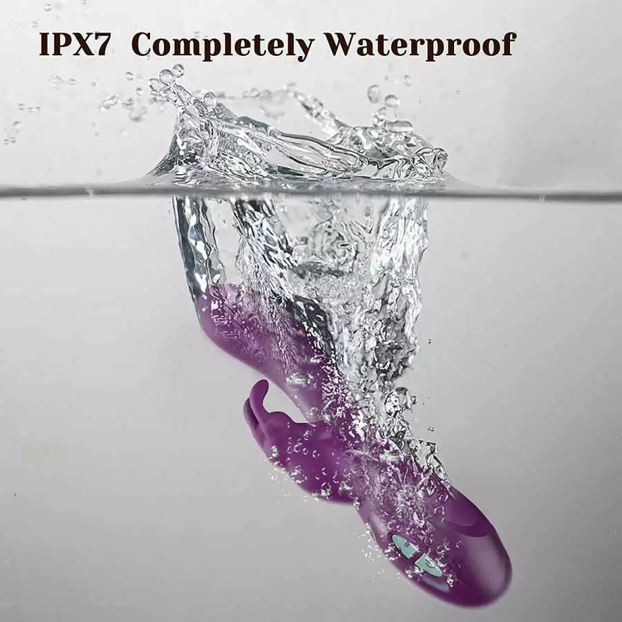 Tracy's Dog Powerful Rabbit Clitoral Vibrator with 3 Strong Motors for G Spot Clitoris Stimulation, Deep Penetration Vibrating D