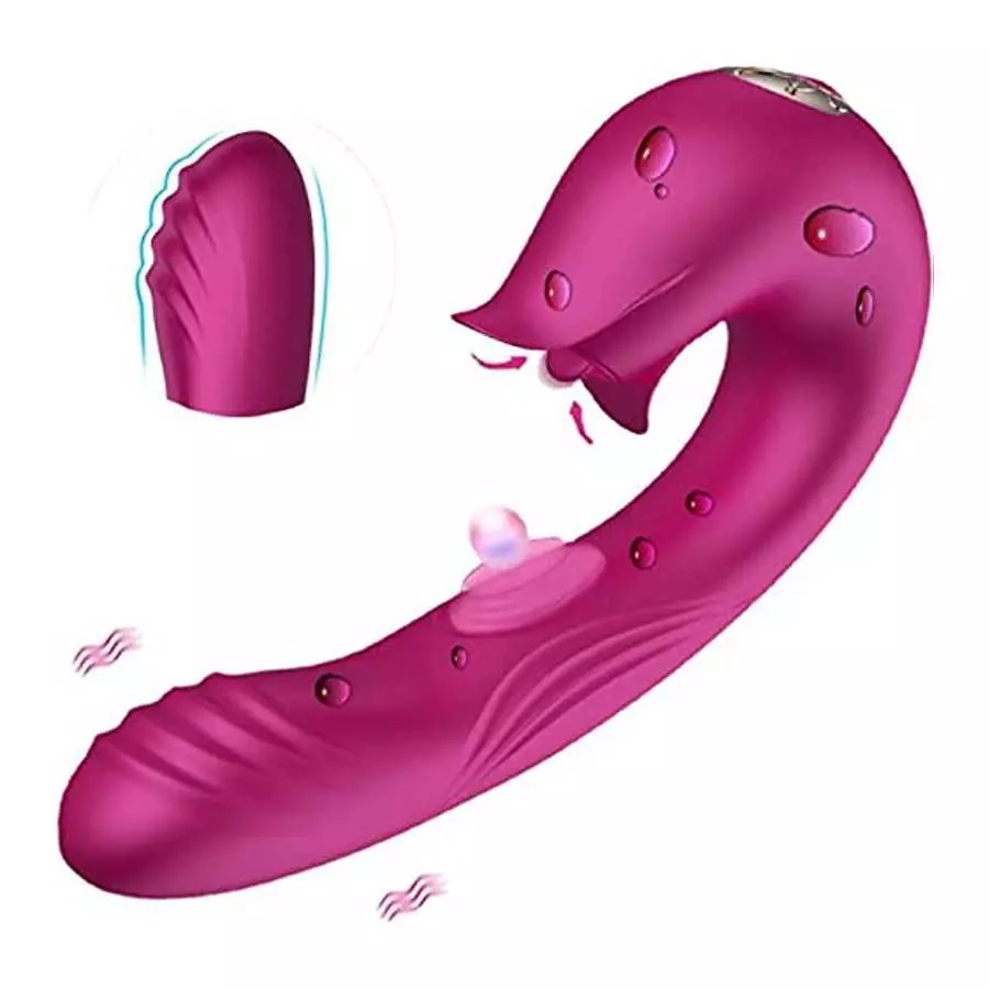 PowerRider Clitoris G-spot Rabbit Stimulation Vibrator for Women,Clitoral Vaginal Stimulator Rechargeable Realistic Dildo Tongue PowerRider Clitoris G-spot Rabbit Stimulation Vibrator for Women,Clitoral Vaginal Stimulator Rechargeable Realistic Dildo Tongue