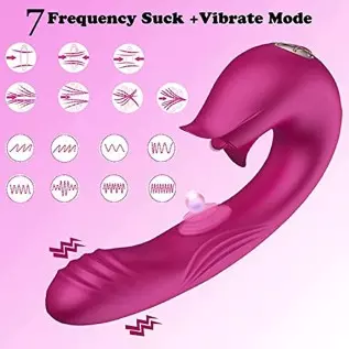 PowerRider Clitoris G-spot Rabbit Stimulation Vibrator for Women,Clitoral Vaginal Stimulator Rechargeable Realistic Dildo Tongue PowerRider Clitoris G-spot Rabbit Stimulation Vibrator for Women,Clitoral Vaginal Stimulator Rechargeable Realistic Dildo Tongue
