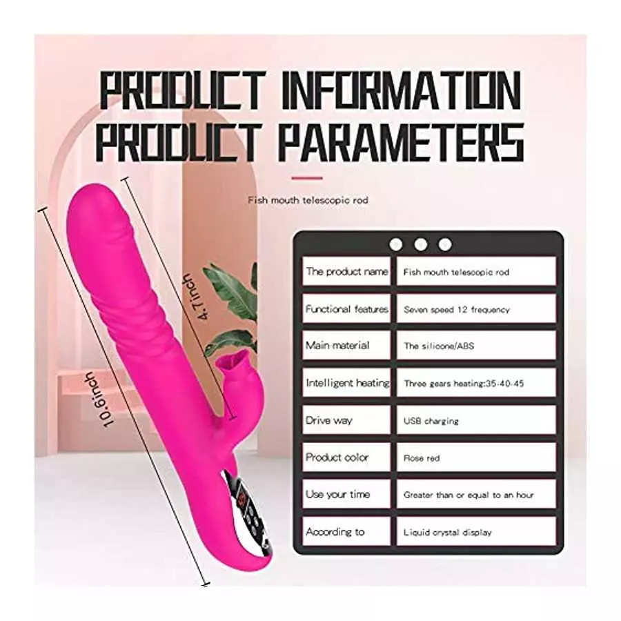 G Spot Vibrator Adult Toy Telescopic Swing Heating Sucking Rose for Women Toys Vibrate Wand Stimulator Dildo Rabbit Peristalsis 