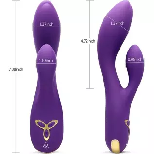 IMO Vibrating Rabbit G-spot Vibrator Vagina Clitoris Stimulation Dildo Massager - Upgraded Powerful Dual Motors with Magnetic Ch IMO Vibrating Rabbit G-spot Vibrator Vagina Clitoris Stimulation Dildo Massager - Upgraded Powerful Dual Motors with Magnetic Ch