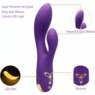 IMO Vibrating Rabbit G-spot Vibrator Vagina Clitoris Stimulation Dildo Massager - Upgraded Powerful Dual Motors with Magnetic Ch IMO Vibrating Rabbit G-spot Vibrator Vagina Clitoris Stimulation Dildo Massager - Upgraded Powerful Dual Motors with Magnetic Ch