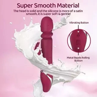 Thrusting Beaded Rabbit Vibrator for Women 21 Rotation & Vibration Modes & 7 Speeds Waterproof G-spot Dildos for Female Sex Toys Thrusting Beaded Rabbit Vibrator for Women 21 Rotation & Vibration Modes & 7 Speeds Waterproof G-spot Dildos for Female Sex Toys
