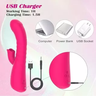 blissmakers Thrusting Rabbit Vibrator Dildo for Clitoral G Spot Stimulation,Heating Licking Vibrator with Multiple Vibration Mod blissmakers Thrusting Rabbit Vibrator Dildo for Clitoral G Spot Stimulation,Heating Licking Vibrator with Multiple Vibration Mod