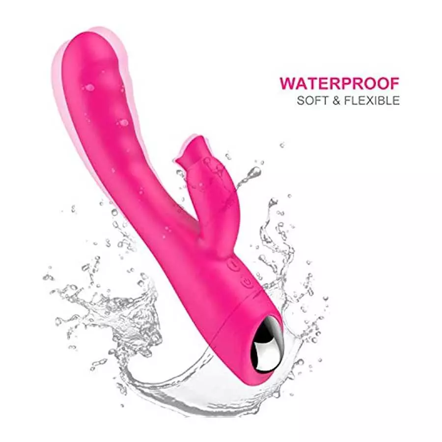 Dildo Penis Sex Toys for Women Clitoral Female Rabbit Vibrator Licking USB Cable Rechargeable Vibartion Handheld Silicone