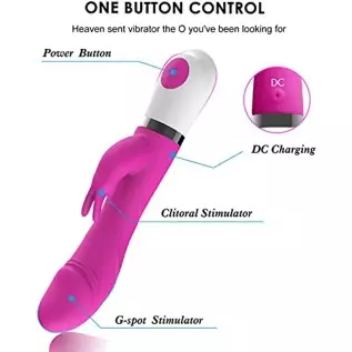 Rabbit Vibrator Dildo for Women, Clitoral Stimulator with Bunny Ears 7 Vibration Modes for Pleasure, Waterproof Vibrating Dildo Rabbit Vibrator Dildo for Women, Clitoral Stimulator with Bunny Ears 7 Vibration Modes for Pleasure, Waterproof Vibrating Dildo