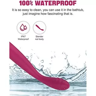G Spot Vibrator, Rose Sex Toys for Clitoris G-spot Stimulation, Waterproof Dildo Vibrator with 10 Powerful Vibrations Dual Motor G Spot Vibrator, Rose Sex Toys for Clitoris G-spot Stimulation, Waterproof Dildo Vibrator with 10 Powerful Vibrations Dual Motor