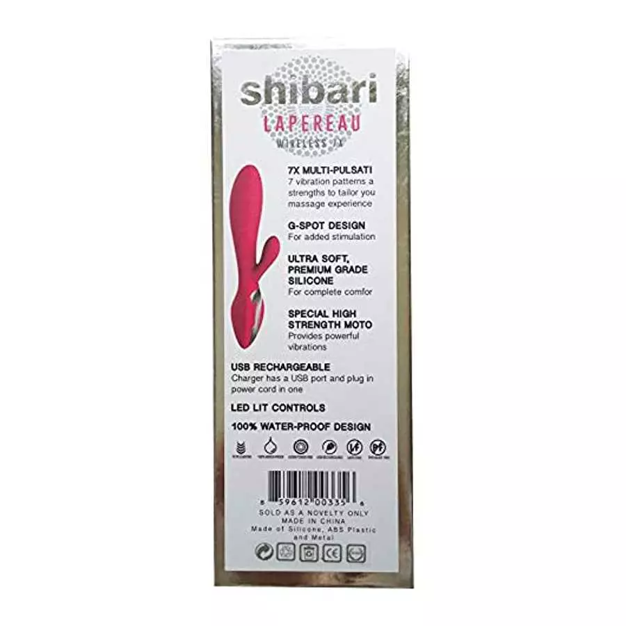 SHIBARI Lapereau Wireless Rabbit Vibrator, 7X, Pink