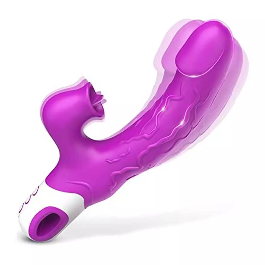 G Spot Rabbit Vibrator Dildo Sex Adult Toy for Women, 12 Vibration and 3 Licking Speeds, Silicone Vaginal Clitoris 2 in 1 Stimul G Spot Rabbit Vibrator Dildo Sex Adult Toy for Women, 12 Vibration and 3 Licking Speeds, Silicone Vaginal Clitoris 2 in 1 Stimul