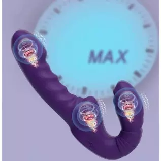 Female masturbator Three-Vibration wear Double-Headed Vibrating Sex Toys Adult Products Dildo Simulation Dildo