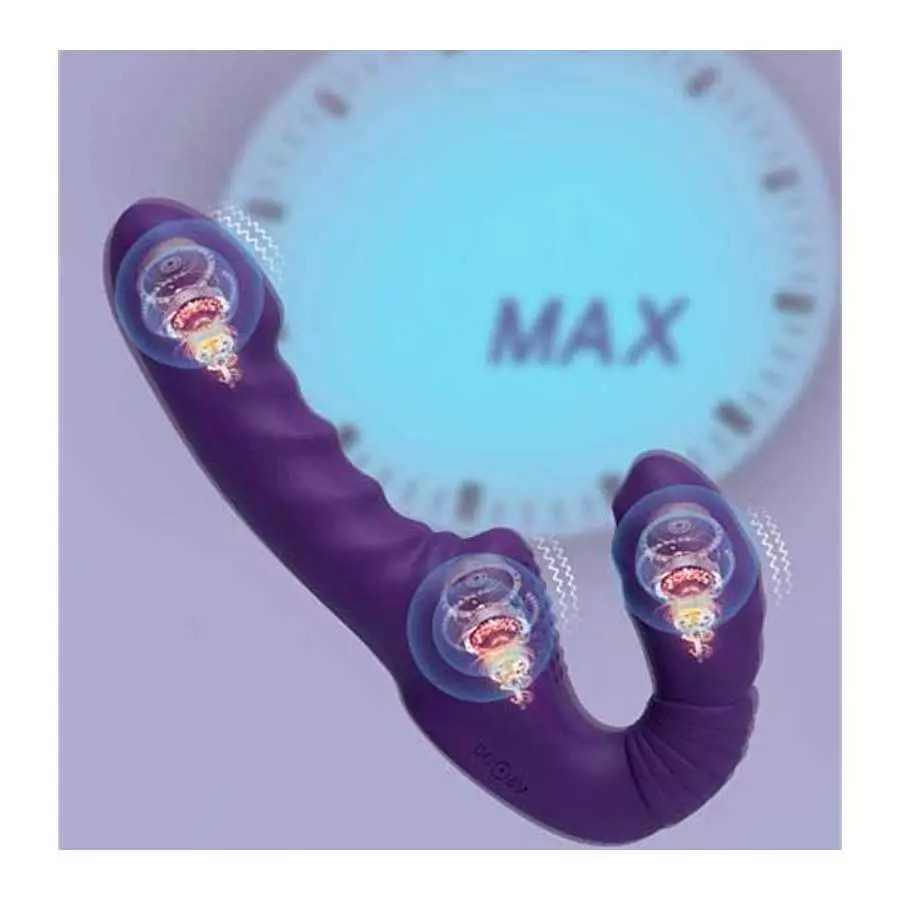 Female masturbator Three-Vibration wear Double-Headed Vibrating Sex Toys Adult Products Dildo Simulation Dildo