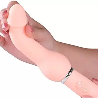 Realistic Penis Vibrator Silicone 10 Function Stimulator with Powerful Vibrations for G Spot and Clit Stimulation