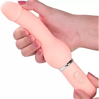Realistic Penis Vibrator Silicone 10 Function Stimulator with Powerful Vibrations for G Spot and Clit Stimulation