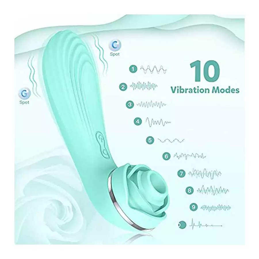 WeDol G Spot Rabbit Vibrator Silicone Clitoris Vagina Stimulator for Women Rechargeable Waterproof Dildo Vibrator Adult Sex Toys