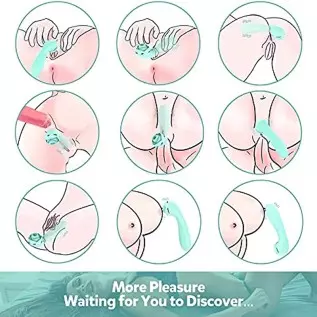 WeDol G Spot Rabbit Vibrator Silicone Clitoris Vagina Stimulator for Women Rechargeable Waterproof Dildo Vibrator Adult Sex Toys