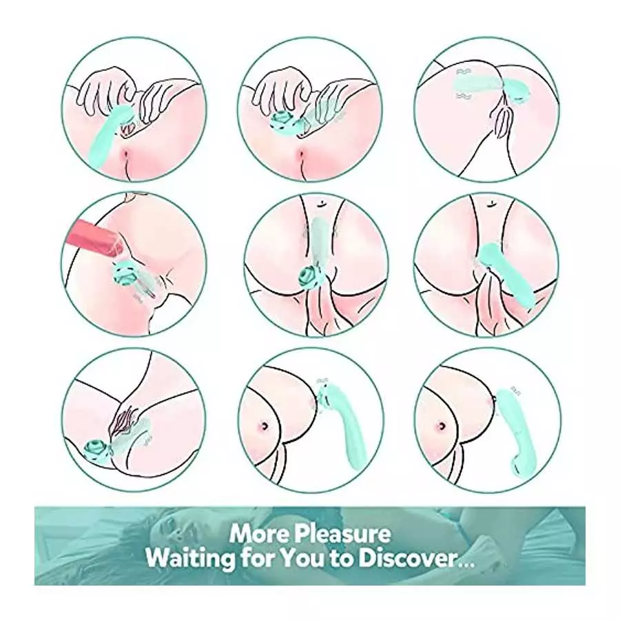 WeDol G Spot Rabbit Vibrator Silicone Clitoris Vagina Stimulator for Women Rechargeable Waterproof Dildo Vibrator Adult Sex Toys