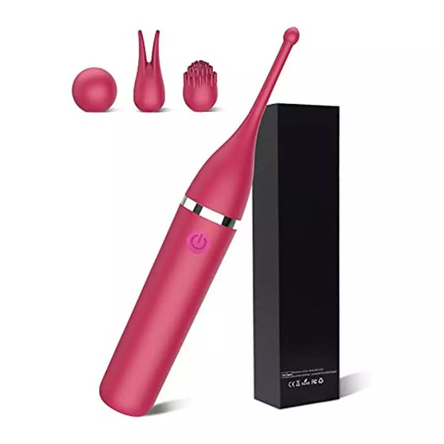 G Spot Rabbit Vibrator with Three Silicone Head, Rose Sex Toys for Clitoris G Spot Vibrator Stimulation, Waterproof Dildo Vibrat G Spot Rabbit Vibrator with Three Silicone Head, Rose Sex Toys for Clitoris G Spot Vibrator Stimulation, Waterproof Dildo Vibrat