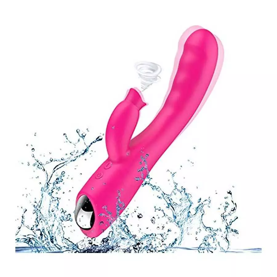 Clitoral G Spot Licking and Sucking Toy Rose for Women Sucker Cordless Pleasure Thrusting Silent Waterproof Soft Rabbit Dual Mot Clitoral G Spot Licking and Sucking Toy Rose for Women Sucker Cordless Pleasure Thrusting Silent Waterproof Soft Rabbit Dual Mot