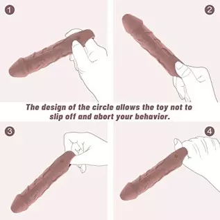 7 Inch Realistic Silicone Dildos, Anrivelia G Spot Dildo Vibrator Tits Clits Clitoris Anal Vibrating Flesh Wand with 10 Modes Vi