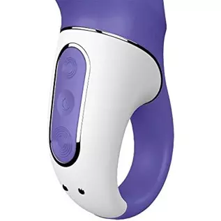 Satisfyer Magic Bunny Rabbit Vibrator - Compact G-Spot and Clitoris Stimulator, 12 Vibration Programs, Retaining Ring - Portable