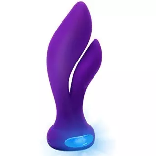 IMO Vibrating G-spot Rabbit Massager - Dual Motors Stimulation Vibrator - Quiet Yet Powerful - Rechargeable & Waterproof - Best 