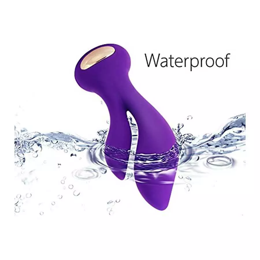 IMO Vibrating G-spot Rabbit Massager - Dual Motors Stimulation Vibrator - Quiet Yet Powerful - Rechargeable & Waterproof - Best 
