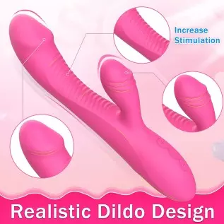 Rabbit Dildo Vibrators Sex Toys for Women 10 Powerful Vibrations Dual Dildo Stimulation USB Rechargeable & Waterproof Vagina Cli Rabbit Dildo Vibrators Sex Toys for Women 10 Powerful Vibrations Dual Dildo Stimulation USB Rechargeable & Waterproof Vagina Cli