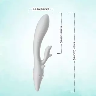 Rabbit Vibrator, G Spot Clitoral Vagina Stimulator Waterproof Dildo for Vaginal, Rechargeable Rabbit Vibrator for Women Sexual V Rabbit Vibrator, G Spot Clitoral Vagina Stimulator Waterproof Dildo for Vaginal, Rechargeable Rabbit Vibrator for Women Sexual V