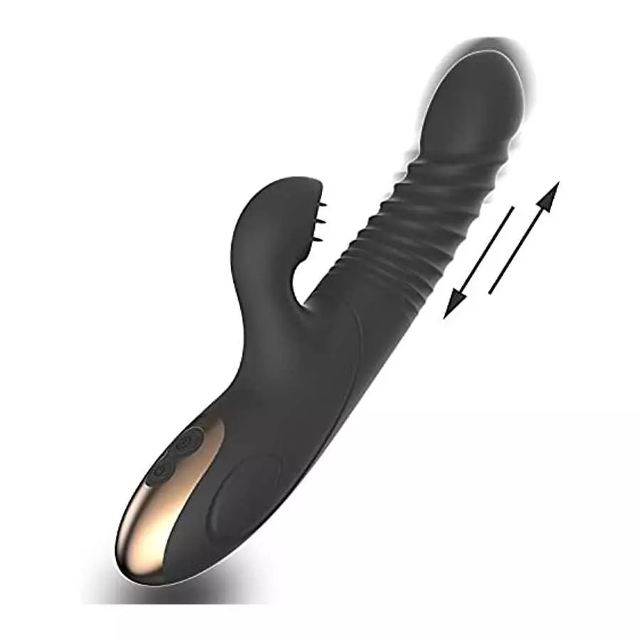 Personal Handheld Thrusting Sex Toys for Woman Rabbit Vibrator Vibrating Dildo, Adult Toys Women Couple Set Toy for Female with Personal Handheld Thrusting Sex Toys for Woman Rabbit Vibrator Vibrating Dildo, Adult Toys Women Couple Set Toy for Female with