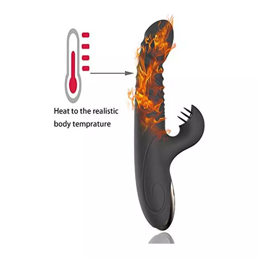 Personal Handheld Thrusting Sex Toys for Woman Rabbit Vibrator Vibrating Dildo, Adult Toys Women Couple Set Toy for Female with 