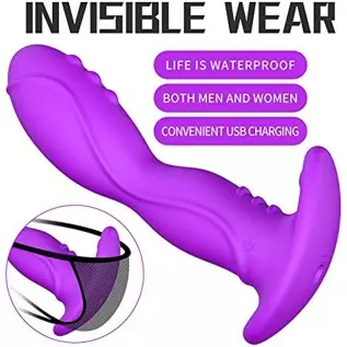 G Spot Wiggling Panty Wearable Quiet Rabbit Vibrator Remote Adult Toy for Women Tongue Powerful Vibration Bullet Silicone Butter