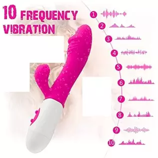 G Spot Rabbit Vibrator for Women Clitoris Stimulation with 7 Powerful Vibrations, Rechargeable 3 in 1 Clit Anal Stimulating Dild G Spot Rabbit Vibrator for Women Clitoris Stimulation with 7 Powerful Vibrations, Rechargeable 3 in 1 Clit Anal Stimulating Dild