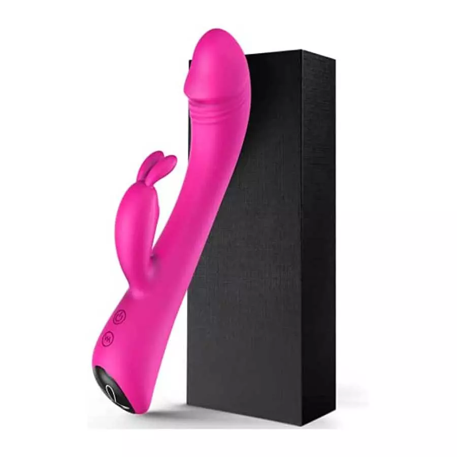 Rabbit Vibrator Dildo for Women Pleasure : G Spot Vibrator with Bunny Ears 9 Vibration Modes, Quiet Clit Vibrator Pink Dildo for Rabbit Vibrator Dildo for Women Pleasure : G Spot Vibrator with Bunny Ears 9 Vibration Modes, Quiet Clit Vibrator Pink Dildo for