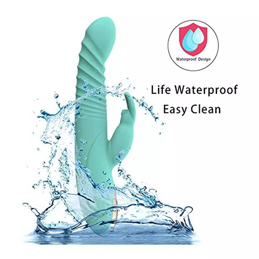 2023 New G Spot Rabbit Vibrator Dildo for Women Bunny Ears Tongue Licking Clitorals Stimulator Vibrating Dildo Adult Sex Toys & 
