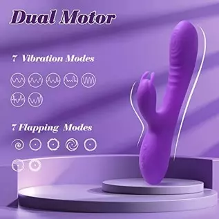 Acvioo Clitoral G Spot Rabbit Vibrator Liquid Silicone Bunny Clitoris Nipple Dildo Stimulator Feather Touch Adult Sex Toys for C