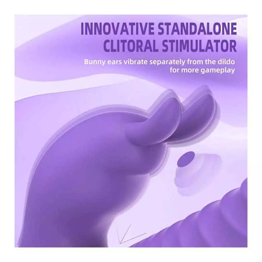 PUWCBZE Rabbit Vibrator Thrusting Rotating Dildo Heating, G Spot Clitoral Stimulator Vagina Stimulation Adult Sex Toys for Women